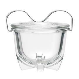 Eierkoch L Edition Wilhelm Wagenfeld Glas transparent 249 ml Ø 104 mm  H 103 mm Produktbild