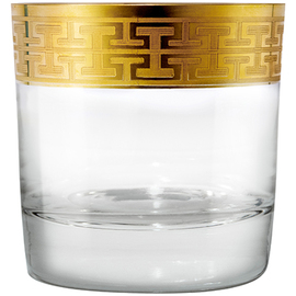 Whiskyglas HOMMAGE GOLD CLASSIC by C.S. Gr. 60 39,7 cl Mäandermuster | Echtgold Produktbild