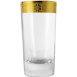 Longdrinkglas HOMMAGE GOLD CLASSIC by C.S. Gr. 42 34,9 cl Mäandermuster | Echtgold Produktbild