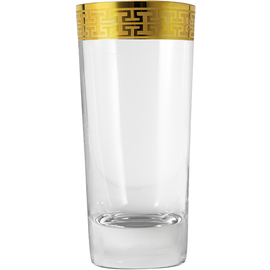 Longdrinkglas HOMMAGE GOLD CLASSIC by C.S. Gr. 79 46,8 cl Mäandermuster | Echtgold Produktbild