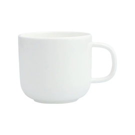 Kaffeetasse 180 ml MODERN COUPE weiß Porzellan Produktbild