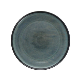 Teller flach NORTHERN LIGHTS Steinzeug blau | braun Ø 285 mm Produktbild