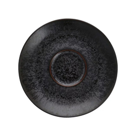 Espresso-Untertasse SOUND MIDNIGHT Steinzeug schwarz Ø 118 mm Produktbild