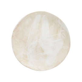 Teller flach CLOUD TERRE NO2 Steinzeug Ø 270 mm weiß | taupe Produktbild