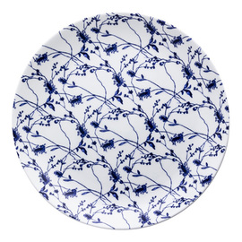 Coupteller flach BLUE BOTANICALS Purio Ø 270 mm | Bone China | Dekor florales Muster Produktbild