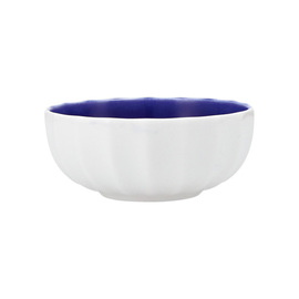 Müslischale BLYSS 325 ml | Porzellan weiß | blau Ø 120 mm Produktbild
