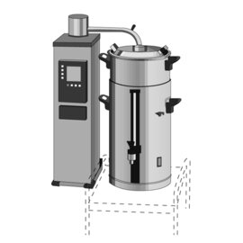 Kaffeebrühmaschine | Teebrühmaschine B20 W R Stundenleistung 90 ltr | Wandausführung Produktbild