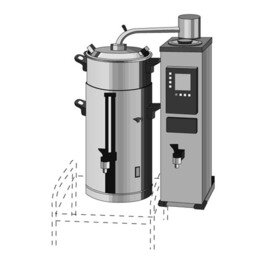 Kaffeebrühmaschine | Teebrühmaschine B20 HW W L Stundenleistung 90 ltr | Wandausführung Produktbild