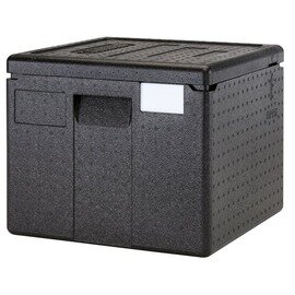 Pizzabox EPPZ35330 schwarz  • isoliert  | 410 mm  x 410 mm  H 404 mm Produktbild