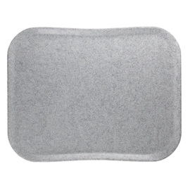 Versa Tablett Polyester granitgrau mit Kanten abgeflacht rechteckig | 460 mm  x 325 mm Produktbild