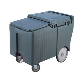Eiswürfelwagen Slidinglid® granitgrau 2 Lenkrollen | 2 Leichtfahrrollen 1 Bremsrolle 610 mm  x 955 mm  H 745 mm Produktbild