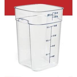Lebensmittelbehälter FreshPro 20,8 ltr Polycarbonat klar quadratisch Produktbild