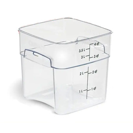 Lebensmittelbehälter FreshPro 3,8 ltr Polycarbonat klar quadratisch Produktbild