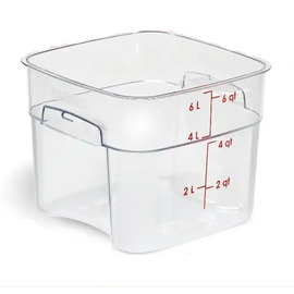 Lebensmittelbehälter FreshPro 5,7 ltr Polycarbonat klar quadratisch Produktbild