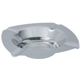 Aschenbecher Edelstahl quadratisch Produktbild