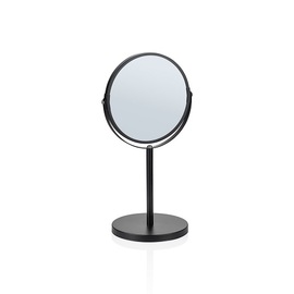 Kosmetikspiegel pulverbeschichtet schwarz Ø 170 mm H 345 mm Produktbild