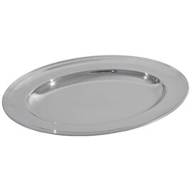 Bratenplatte, CNS, oval, L 470 x B 320 mm, passend zu Art.-Nr. 465042 u. 465025 Produktbild