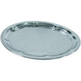 Tablett Metall | oval 300 mm  x 230 mm Produktbild