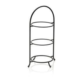 Etagère Stahl schwarz für 3 Teller Ø 19 - 22,5 cm Produktbild