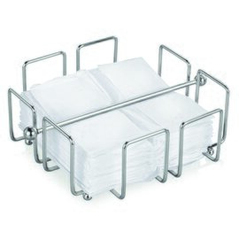 Serviettenhalter verchromt quadratisch 330 x 330 mm | 193 mm x 193 mm H 68 mm Produktbild