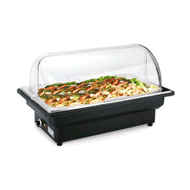 Elektro Chafing Dish GN 1/1 mit Rolltop-Deckel | 230 Volt 420 - 500 Watt Produktbild