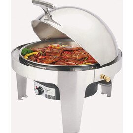 Elektro Chafing Dish rolltop deckel 230 Volt 500 Watt 6,8 ltr  Ø 360 mm Produktbild