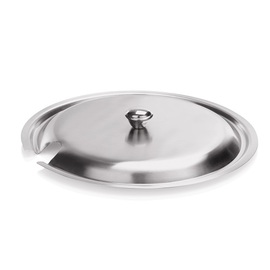 Deckel für Terrine | Edelstahl | mit Löffelaussparung Ø 225 mm Produktbild