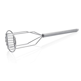 Kartoffelstampfer Edelstahl | Stampffläche Ø 125 mm  L 620 mm Produktbild