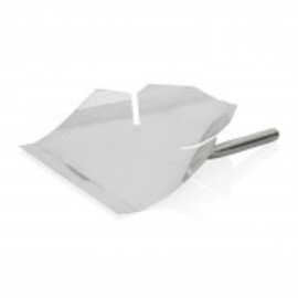 Pommes-Frites-Schaufel Edelstahl 230 x 210 mm  • Linkshändergriff Produktbild