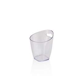 Flaschenkühler Kunststoff transparent | 0,4 ltr Ø 95 mm H 110 mm Produktbild