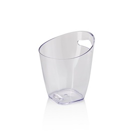 Flaschenkühler Kunststoff transparent | 1,2 ltr Ø 140 mm H 165 mm Produktbild