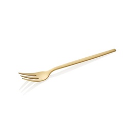 Dessertgabel ALEX GOLD | Edelstahl mattiert | PVD-beschichtet  L 160 mm Produktbild