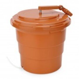 Salatschleuder mit 2 Einsätzen  • Kunststoff orange | 25 ltr  Ø 450 mm Produktbild