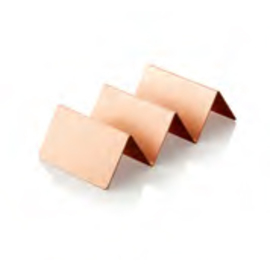 Snackpresenter kupferfarben | 2 Ablageflächen 210 mm  x 100 mm H 50 mm Produktbild