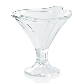 Eisbecher 300 ml Glas mit Relief Ø 145 mm H 140 mm Produktbild