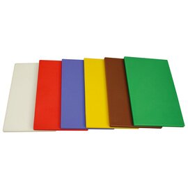 HACCP Schneidbrett Polyethylen • weiß | 530 mm x 325 mm H 20 mm Produktbild