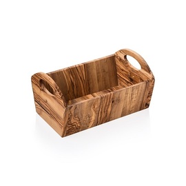 Korb PURE OLIVE | Olivenholz | 335 mm x 175 mm H 175 mm Produktbild