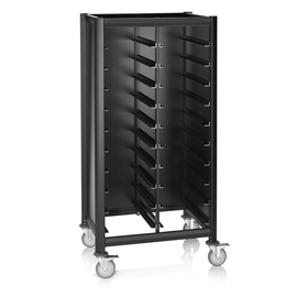 Tablettwagen schwarz für 20 Tabletts GN 1/1 Produktbild