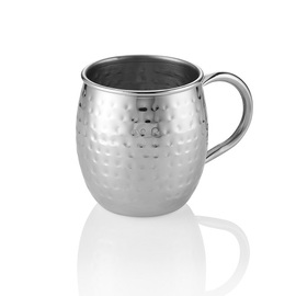 Moscow Mule Becher Edelstahl silber | 450 ml Ø 85 mm H 100 mm Produktbild