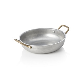Servierpfanne STEEL & STYLE VINTAGE | Edelstahl  Ø 200 mm H 50 mm Produktbild