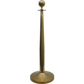 Abgrenzungsständer, (1 Ständer), Titanium Gold - spitz - Kerzenform, Ausführung: Kugel, H 100 cm Produktbild