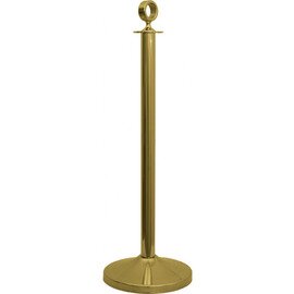 Abgrenzungspfosten TOP RING Edelstahl goldfarben  Ø 0,32 m  H 0,95 m | Ringkopf Produktbild