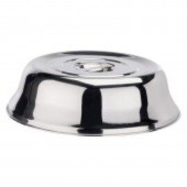 Tellerglocke Edelstahl  H 80 mm Ø 270 mm | Steggriff Produktbild