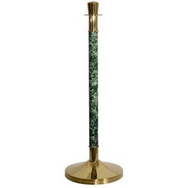 Abgrenzungsständer, (1 Ständer), Titanium Gold/Marmor grün, Ausführung: Kugel Produktbild