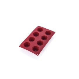 Backform  • rund | 8 Mulden | Muldenmaß Ø 57 x 57 mm  L 300 mm  B 175 mm Produktbild