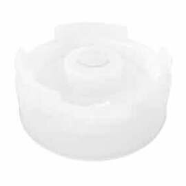 B-WARE | Quetschflasche 700 ml Kunststoff weiß Ø 75 mm Produktbild 2 S