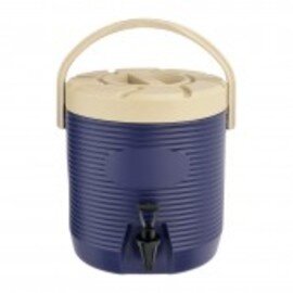 Thermogetränkebehälter blau beige 12 ltr Ø 300 mm  H 340 mm Produktbild
