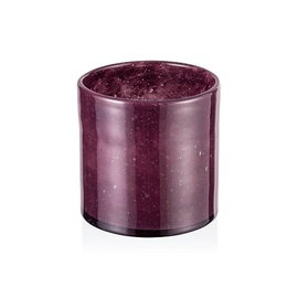 Teelichthalter Galaxy Mauve Glas Ø 100 mm H 100 mm Produktbild