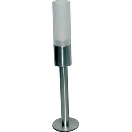 Kerzenhalter 1-flammig Glas Edelstahl  H 390 mm Produktbild