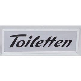 Hinweisschild Aufhängung • Toiletten rechteckig 290 mm x 100 mm Produktbild